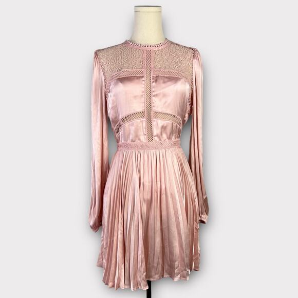 Bardot Olivia Pleated Mini Dress Size 4/XS - Picture 2 of 8